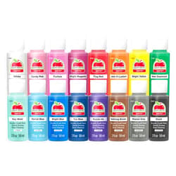 Apple Barrel, Vibrant Spectrum Collection Acrylic Craft Paint, PROMOABIII, 2 fl oz each, 16 assorted matte colors, 16 count