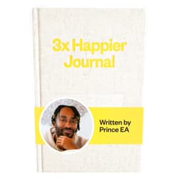 Intelligent Change Prince EA 3x Happier Journal - Guided Self Care Journal 2024 Gratitude Journal For Men and Women with Daily Prompts, Inspirational Guides and Motivation for Enhanced Joy, Mindfulness & Well-Being - Intelligent Change