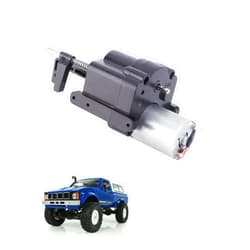 ZLXHDL WPL Motor Upgrade Kit with 2-Speed Metal Gearbox & High-Torque Servo Metal-ABS Transmission System for 1/16 Scale RC Cars Compatible with C14 C24 C34 Models