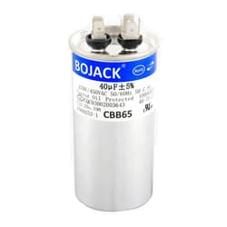 BOJACK 40 uF 370V 450V AC CBB65 Motor and Fan Starting Round Capacitor 40 MFD 10000AFC