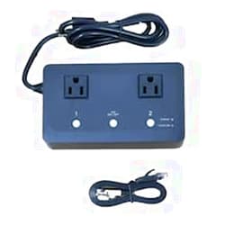 Generic 5Gstore App-Controled Remote Power IP Switch - 2 Outlets (US) Outlet (US) Newest Version compatible with Alexa and Google