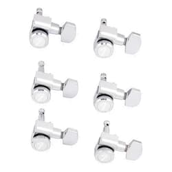 Fender Standard Locking Tuners-Chrome Acoustic Guitar Tuning Key (990818100)