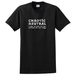 ThisWear Chaotic Neutral Alignment T-Shirt