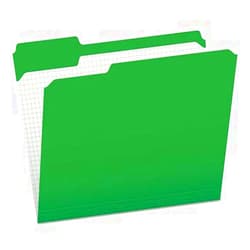 Pendaflex PFXR15213BGR - Double-Ply Reinforced Top Tab Colored File Folders
