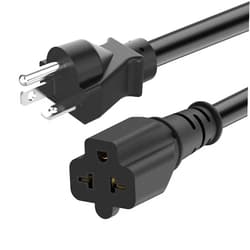 ADCAUDX 6-Ft 12AWG Nema 6-20P Extension Cord 20 Amp Nema 6-20 Heavy Duty Extension Cord 6Ft,Nema 6-20P to 6-15R/20R,6-20P to 5-20R 20AMP T-Blade Adapter-Cable, 250V 20A AC Extension Cord