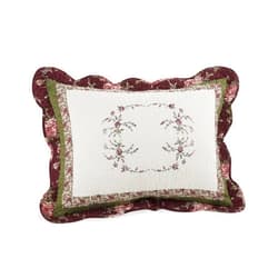 Modern Heirloom Collection Brooke Cotton Filled Standard Sham, 20 by 26-Inch