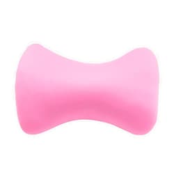 Longaoa Microbead Roll Neck Pillow Mini Microbeads Bone Type Travel Pillow Soft Mooshi Jelly C-ervical Pillow Cushion Back Head Neck Support Sleeping Throw Pillows for Home Sofa Bed (Pink, 1pc)