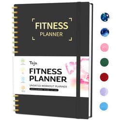 Taja Fitness Workout Journal for Women & Men, A5(5.5