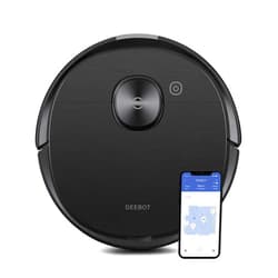 ECOVACS Deebot T8 AIVI Robot Vacuum Cleaner For Floors,Carpet, Vacumming and Mopping in One-Go, Laser Mapping, Smart AI Object Recognition, On-Demand Live Video, Custom Clean, 3+ Hours of Runtime