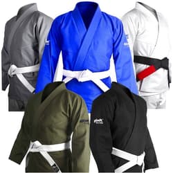 HAWK Jiu Jitsu Hawk Sports Brazilian Jiu Jitsu Gi for Men and Women with Jacket, Pants, and White Belt for Martial Arts Training