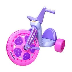 The Original Big Wheel Schylling Big Wheel Dazzler - BW16DZ - Low-Riding Tricycle with Adjustable Seat for Growing Child up to 70 lbs. - Classic Bike in Pink and Purple - Ages 3 and Up
