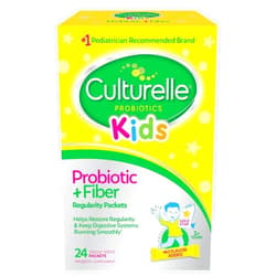 Culturelle Kids Probiotic + Fiber Packets (Ages 1+) - 24 Count - Digestive Health & Immune Support - Helps Restore Regularity (Packaging may vary)