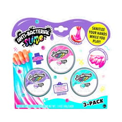 Canal Toys Anti-Bacterial Slime 3-Pack: Sanitize Your Hands While You Play with This Non-Toxic and Alcohol-Free Slime!