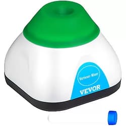 VEVOR Vortex Mixer, 6000rpm Mini Vortex Mixer Shaker Touch Function USB Charging Vortex Shaker, Mix Up to 50ML 6mm Orbital Diameter for Paint Tattoo Ink Test Tube Nail Polish, Green