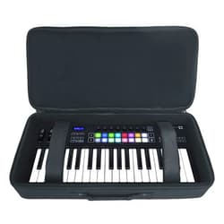 Audiosavings Bundle: Novation Launchkey 37 MK3 37-Key USB MIDI Ableton Live Keyboard Controller Bundle with (1) Rockville KBFX2411 Padded 37-Key Keyboard MIDI Controller/Multi FX Pedal Bag (2 Items)