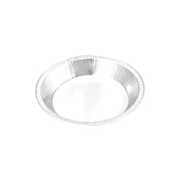 KitchenDance.com KitchenDance 9 Inch Heavy Duty Aluminum Pie Tins - Oven and Freezer Safe Disposable Pie Pans - Ideal for Restaurants and Bakeries - Reusable and 100% Recyclable Gauge Aluminum - 409 (25, Silver)