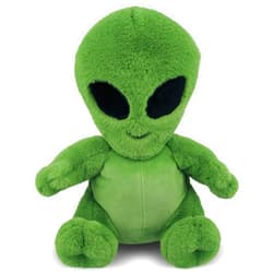 DolliBu Plush Alien Stuffed Toy – Soft Huggable Green Alien, Adorable Space Creature Plush Toy, Cute Weird Cuddle Gifts, Super Soft Plush Doll Galaxy Toy for Kids and Adults - 11 Inches