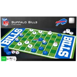 MasterPieces NFL Buffalo Bills Checkers Board Game Set, For 2 Players, Ages 6+