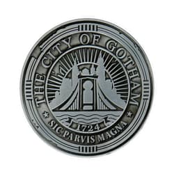 Fanattik Official DC Comics The City of Gotham Medallion Limited Edition - The Batman Collectible - Only 9995 Worldwide