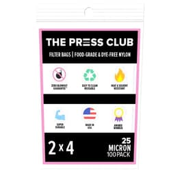 The Press Club 25 Micron | Premium Nylon Tea Filter Bags | 2