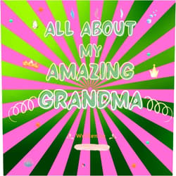 SAK Publishing Press Mothers Day Gifts for Grandma : All About My Amazing Grandma: Fill in the Blank Book with Prompts for Grandkids to Fill with Their Own Words. Things I ... Gift Idea for Grandma from Grandchildren.