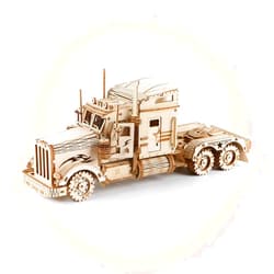 ROKR 3D Wooden Puzzle-Mechanical Car Model-Self Building Vehicle Kits-Brain Teaser Toys-Best Gift for Adults and Kids on Birthday/Christmas Day (Heavy Truck)