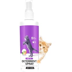 Atrilly Cat Deterrent Spray, Cat Repellent Indoor Spray for Furniture, Effective Cat Deterrent for Pet Behavior Training, Prevent Cats Scratching Plants & Furniture