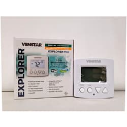 Venstar T2000 Thermostat, Degrees_Fahrenheit, to Volts, Amps, White (