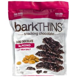BarkTHINS Bark Thins Snacking Dark Chocolate ALMOND with Sea Salt 17 Oz.(Pack of 1)