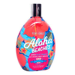 Tan Asz U Aloha Beaches 300X Blue Hawaii Bronzer Tanning Lotion 13.5 oz