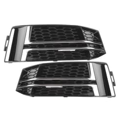 Acouto Front Bumper Lower Grille Replace,2pcs Front Bumper Lower Grille Black 8W0807681F Replacement Fit for A4 S4 B9 2016-2018