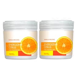 SMELLS BEGONE Air Freshener Odor Absorber Gel - 15 oz, Pack of 2 - Absorbs and Eliminates Odor in Pet Areas, Bathrooms, Cars, & Boats - Made with Essential Oils - Energizing Citrus Scent