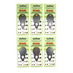 Pro-Tick Remedy Tick Buddy (Six Pack) Stainless Steel Tick Removal Tool for Dogs Cats Pets and People