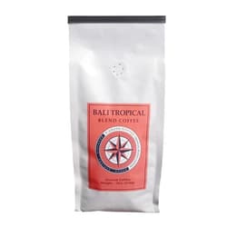 Bali Tropical Home Bali Tropical Blend Coffee, Distinctly Strong, Deep, Rich Bold Taste, Unique Harmonious Fusion of Coffee from Farms in Bali and Farms in Flores. All Natural, No Additives, 12 oz package, Ground Coffee