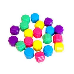 BOBOLUNA 20Pcs Weighted Gonggi Jack Stone Pebbles Set Korea Traditional Play Game Metal Beads Inside Colorful Gonggi Dice Flying Toy Finger Exercise Toy Fidget Toy Party Game Family Game