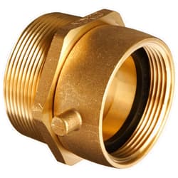 Dixon Valve SM25F30T Cast Brass Fire Equipment, Male Swivel Adapter with Pin Lug, 2-1/2