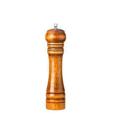 HELPLO Wood Pepper Grinder Pepper Mill Adjustable Coarseness Wooden Peppermill Ceramic Grinding Mechanism Salt Mill Refillable Wooden pepper grinder manual grinder powder kitchen seasoning tool