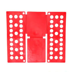 FGSKBQG Clothes Folding Board, Blue Adjustable T-Shirt Folder,Kids clothes foldingboard 、Small Size for 1-9 Years Old、folding board for kids 15.7 x 18 Inch, Laundry Organizer for Adults and Kids(RED)
