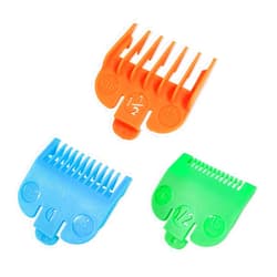 LAVEST 3 Professional Hair Clipper Guards Cutting Guides Fits for Most Wahl Clippers, Color Coded Clipper Combs Replacement - Guard Number: #1/2, #1 and #1 1/2 (Length: 1/16 inch, 1/8 inch and 3/16 inch)