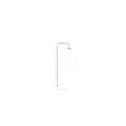 Safavieh Lighting Collection Santina Gold/White 20-inch Table Lamp (LED Bulb Included)