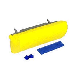 Quickie Roller Mop Refill with Microban, Extra Absorbent, Mop and Scrub Cleaning for Bathroom and Kitchen Cleaning
