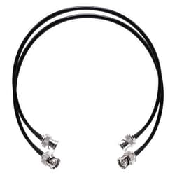 TUOLNK BNC Jumper Cable RG58 BNC Coax Cable Low Loss 50 ohm BNC Male to BNC Male Coaxial Cable 20 inch (50cm) HD-SDI BNC Extension Cable for Surveillance System Video Converter 2pcs