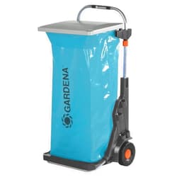 Gardena Garden Mobil: Versatile Trolley for The Garden, with Integrated sackcarrow, Lawn Gear Wheels, with lid and Garbage Bag (232-20)