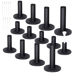 Sosation 23 Pieces Rubber Golf Tees Set Tees Holders for Driving Range Mats Value Rubber Ball Seat for Golf Hitting Mats and Indoor Outdoor Training Mixed Size 1.5 2.3 2.7 3.1 3.5 Inch