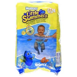 Huggies Little Swimmers Disposable Swim Diapers, X-Small (7lb-18lb.), 12-Count