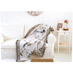 MDSD Blanket Throw Rugs Sofa Blanket - Art Decor Bohemian Shawl- Tribal Ethnic Geometric Aztec Navajo Blanket - Sofa Slipcover Furniture Cover