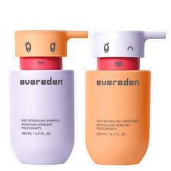 Evereden Kids Haircare Set: Hair Detangling Shampoo & Conditioner for Children Ages 3+, Plant Protein Peptides & Argan Oil, Vegan, Free from Sulfate, Paraben, Phthalate & Petrolatum