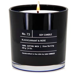 Lulu Candles | Blackcurrant & Rose | Smells Musky & Floral | Luxury Scented Soy Jar Candle | Hand Poured in The USA | Highly Scented Long Lasting (9 Oz.)