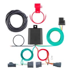 CURT 56334 Vehicle-Side Custom 4-Pin Trailer Wiring Harness, Fits Select Dodge Nitro, Jeep Liberty , Black