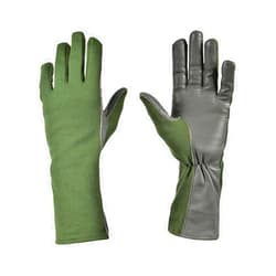 SBL SOUTH BEACH LEATHER Nomex Flight Gloves, Leather Work Gloves for Men, Soft Durable Sheep Skin Leather Driving, Flying, Gardening Hunting Gloves